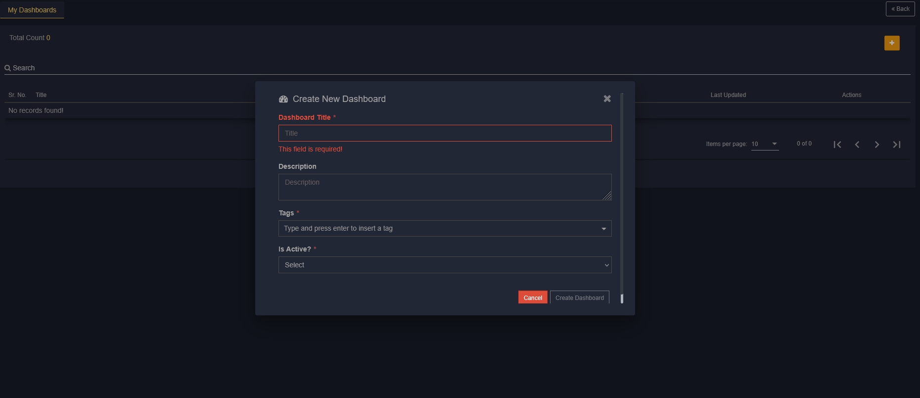 Security Analytics and Dashboards